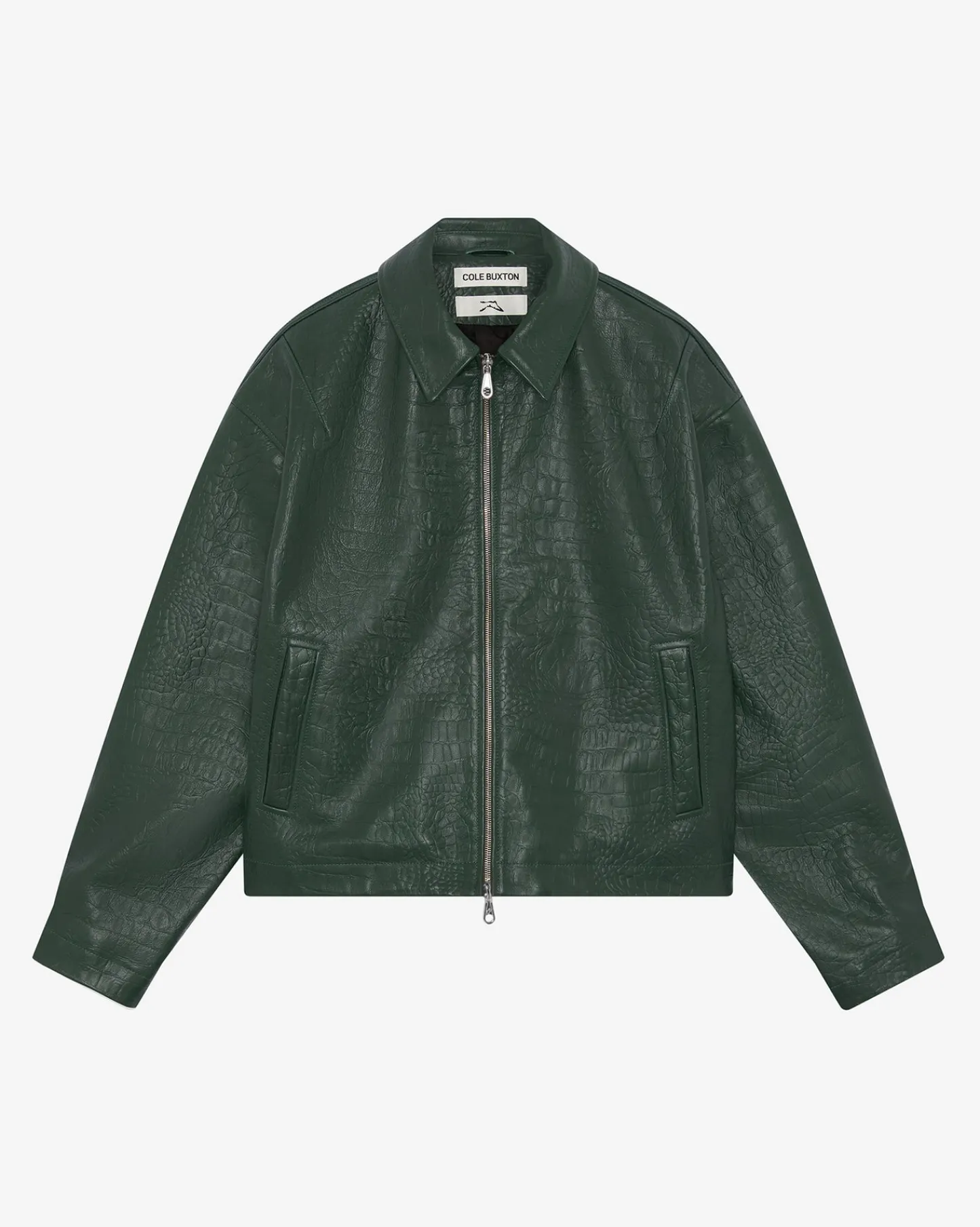 Cole Buxton AKIMBO X CB CROC LEATHER JACKET| Outerwear|Leather