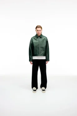Cole Buxton AKIMBO X CB CROC LEATHER JACKET| Outerwear|Leather