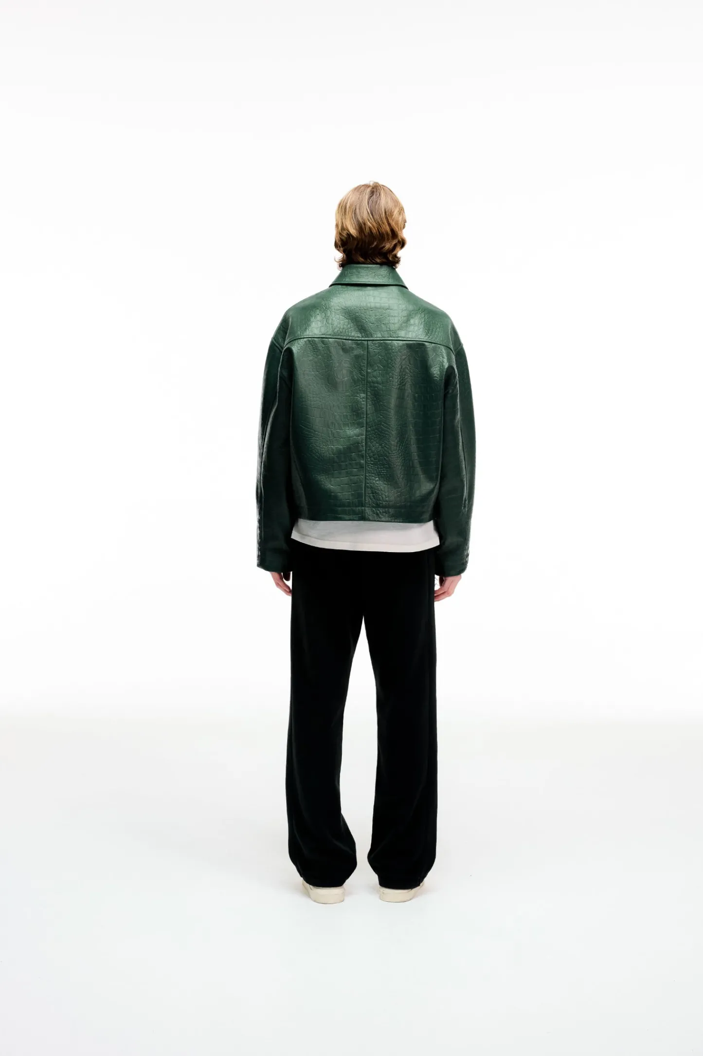 Cole Buxton AKIMBO X CB CROC LEATHER JACKET| Outerwear|Leather