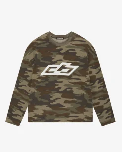 Cole Buxton RALLY WAFFLE LONG SLEEVE T-SHIRT| T-Shirts