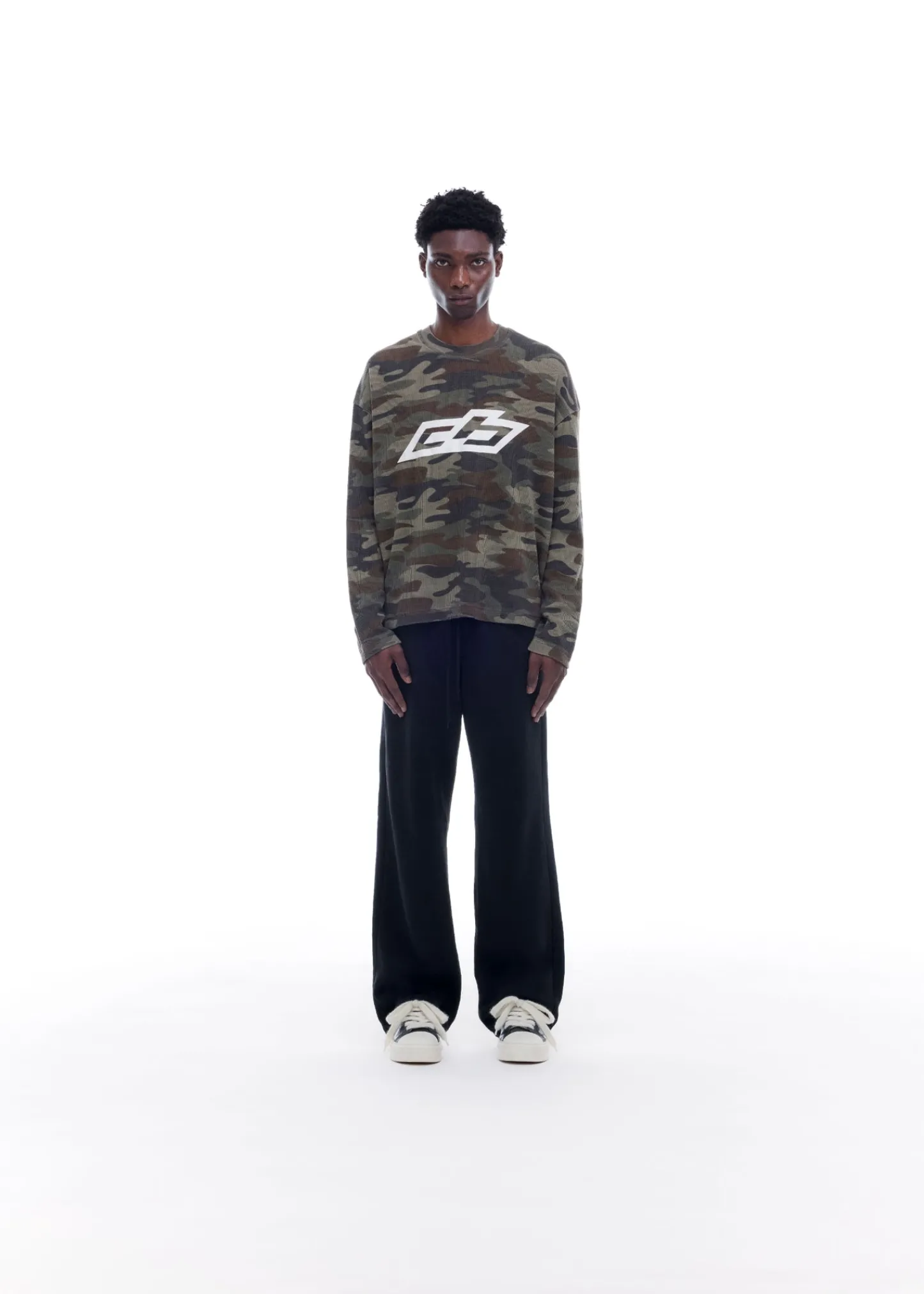 Cole Buxton RALLY WAFFLE LONG SLEEVE T-SHIRT| T-Shirts