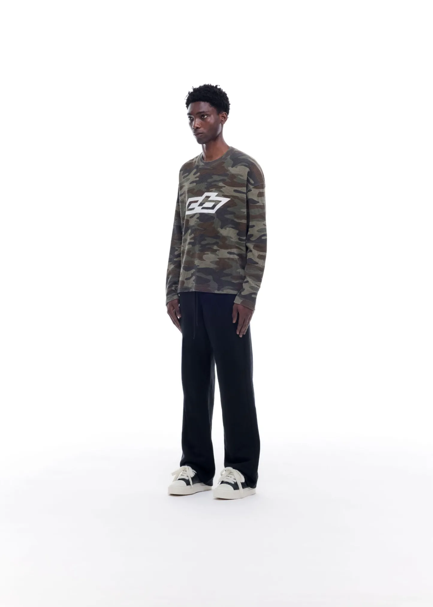 Cole Buxton RALLY WAFFLE LONG SLEEVE T-SHIRT| T-Shirts