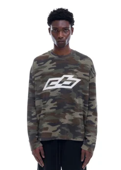 Cole Buxton RALLY WAFFLE LONG SLEEVE T-SHIRT| T-Shirts