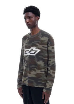 Cole Buxton RALLY WAFFLE LONG SLEEVE T-SHIRT| T-Shirts