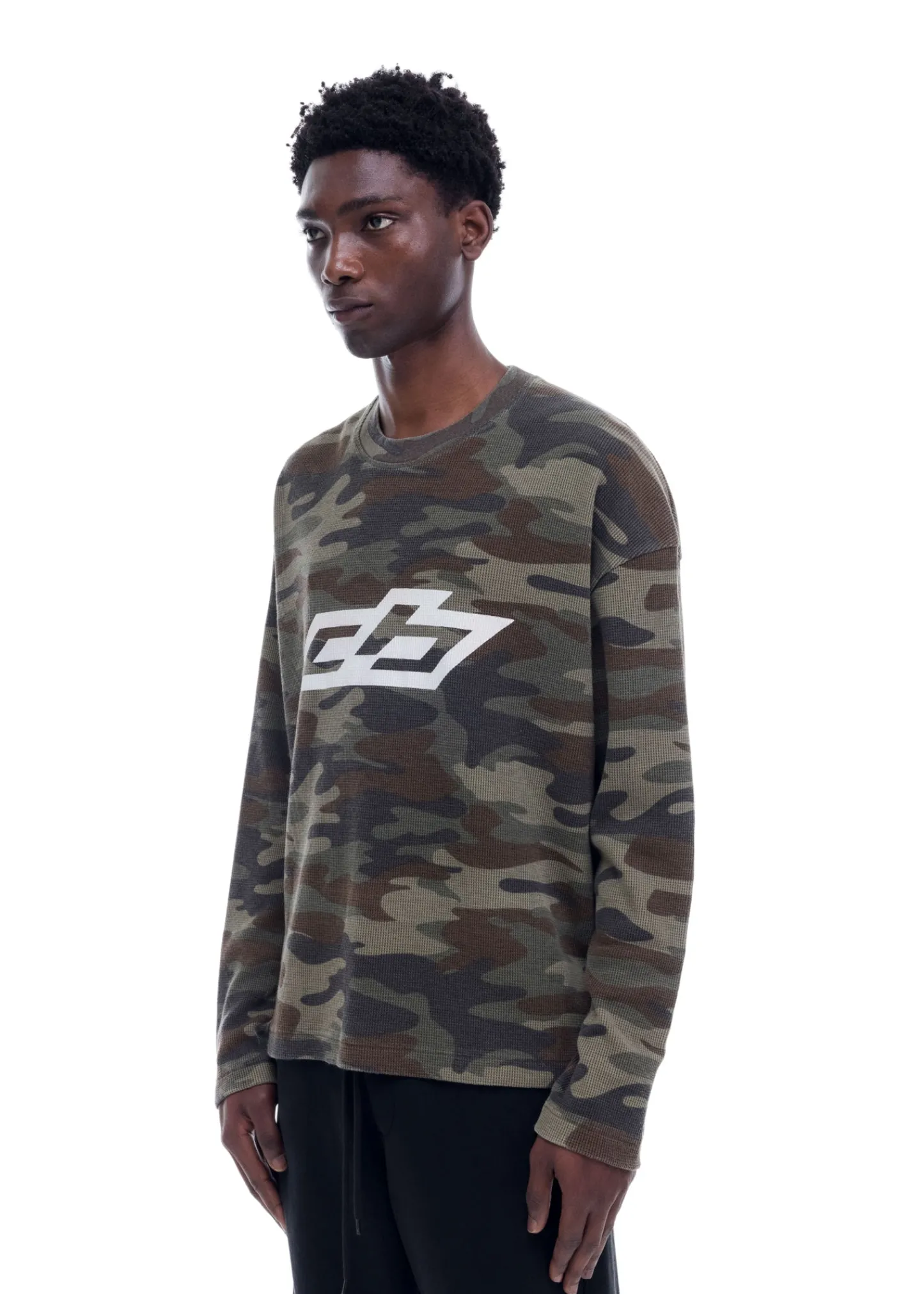 Cole Buxton RALLY WAFFLE LONG SLEEVE T-SHIRT| T-Shirts