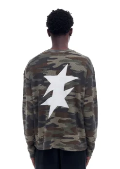 Cole Buxton RALLY WAFFLE LONG SLEEVE T-SHIRT| T-Shirts