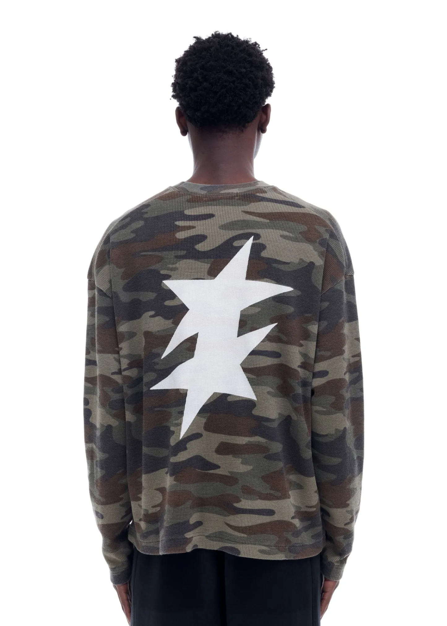 Cole Buxton RALLY WAFFLE LONG SLEEVE T-SHIRT| T-Shirts