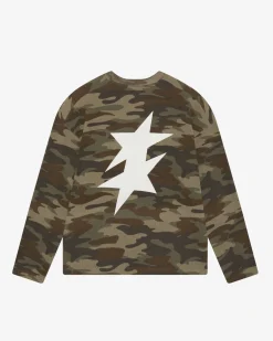 Cole Buxton RALLY WAFFLE LONG SLEEVE T-SHIRT| T-Shirts