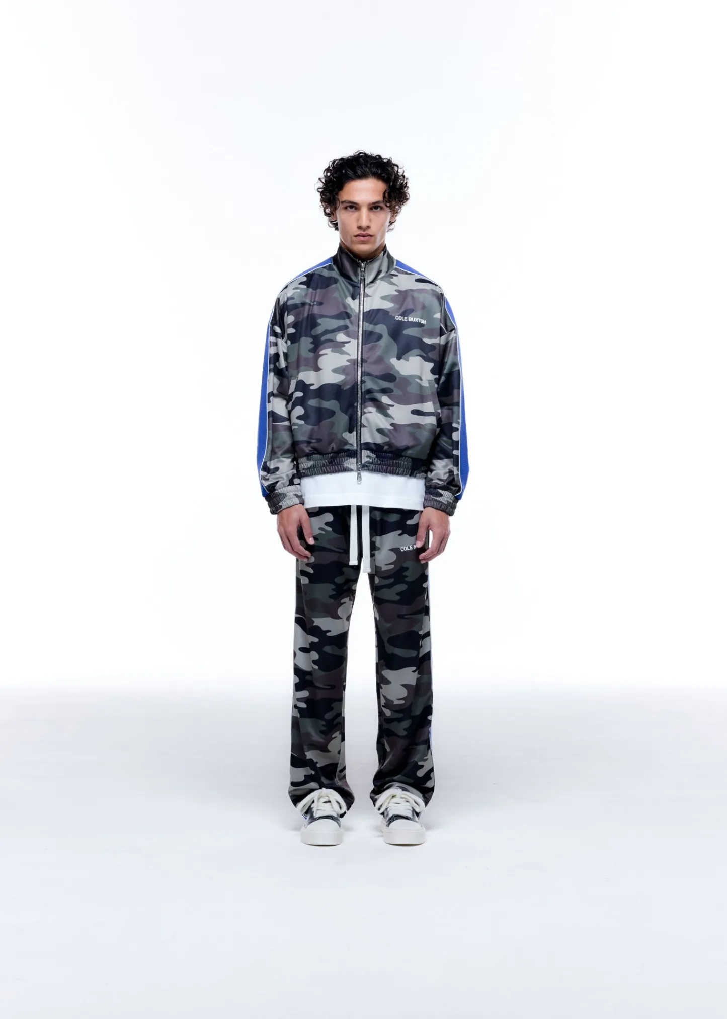 Cole Buxton CAMO TRACK JACKET| Outerwear