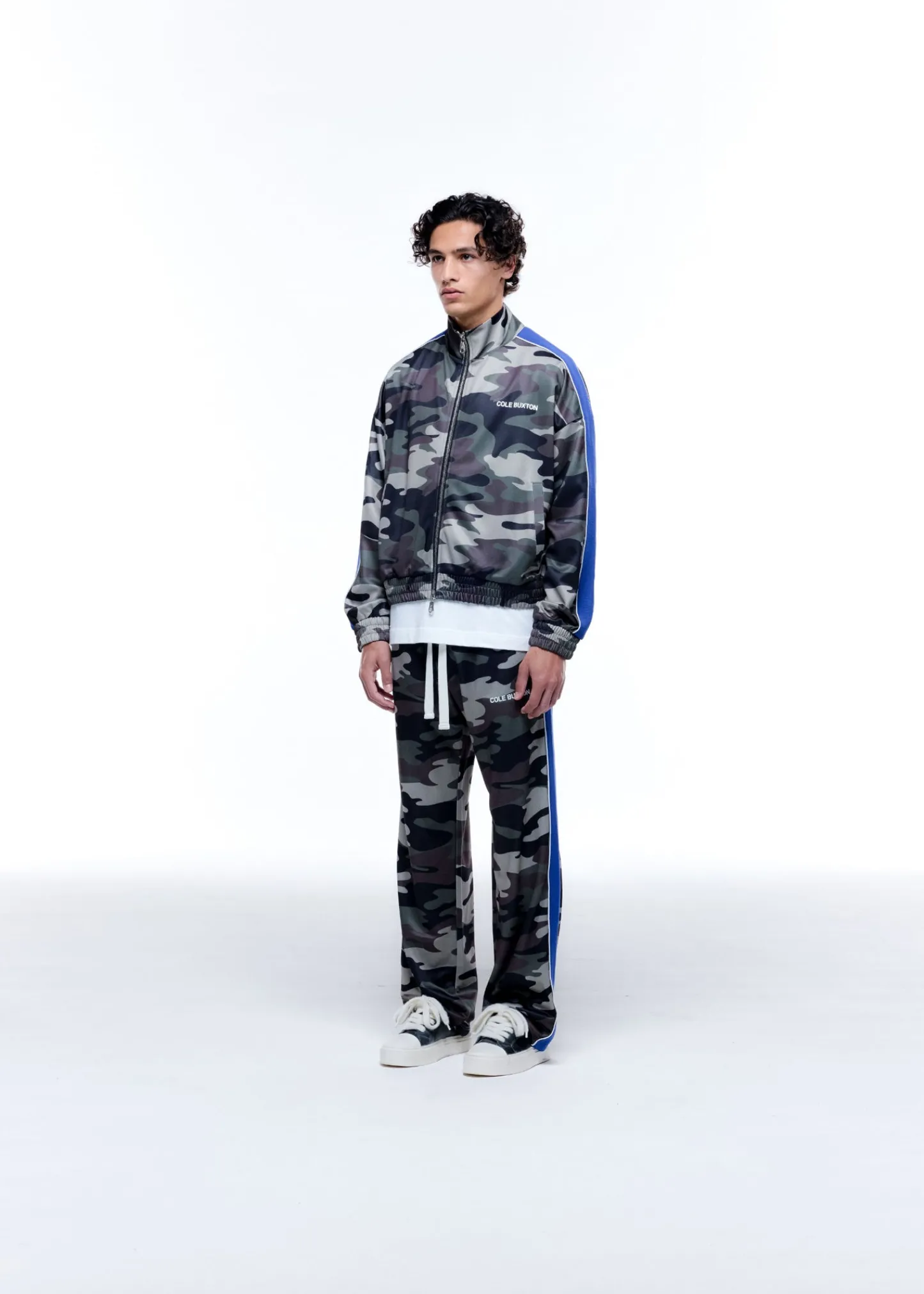 Cole Buxton CAMO TRACK JACKET| Outerwear