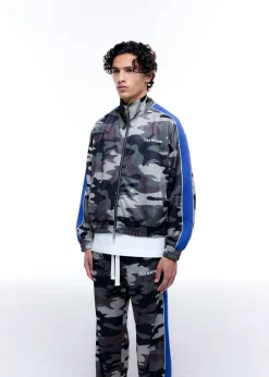 Cole Buxton CAMO TRACK JACKET| Outerwear