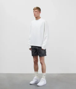 Cole Buxton CB CRACKED LEATHER SHORTS| Shorts