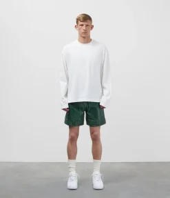 Cole Buxton CB CRACKED LEATHER SHORTS| Shorts