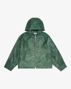 Cole Buxton CB HOODED LEATHER JACKET| Outerwear|Leather