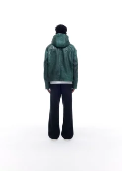 Cole Buxton CB HOODED LEATHER JACKET| Outerwear|Leather