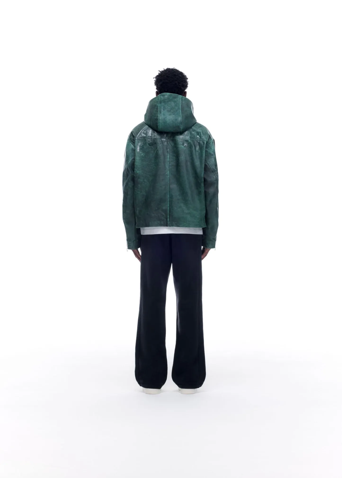 Cole Buxton CB HOODED LEATHER JACKET| Outerwear|Leather