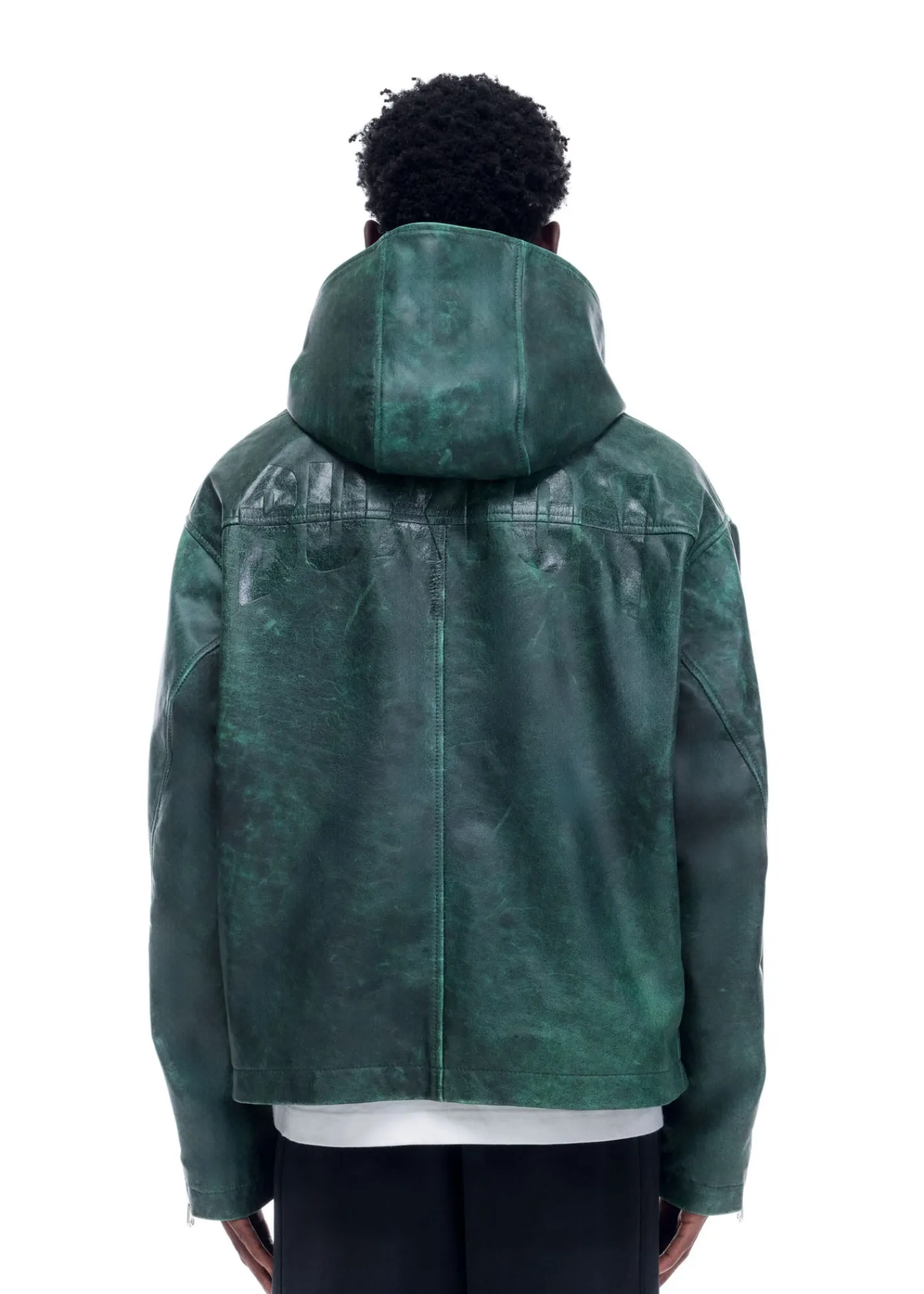 Cole Buxton CB HOODED LEATHER JACKET| Outerwear|Leather