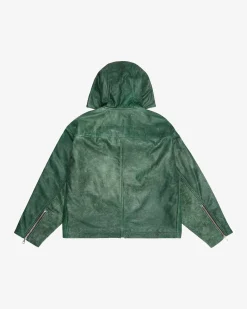 Cole Buxton CB HOODED LEATHER JACKET| Outerwear|Leather