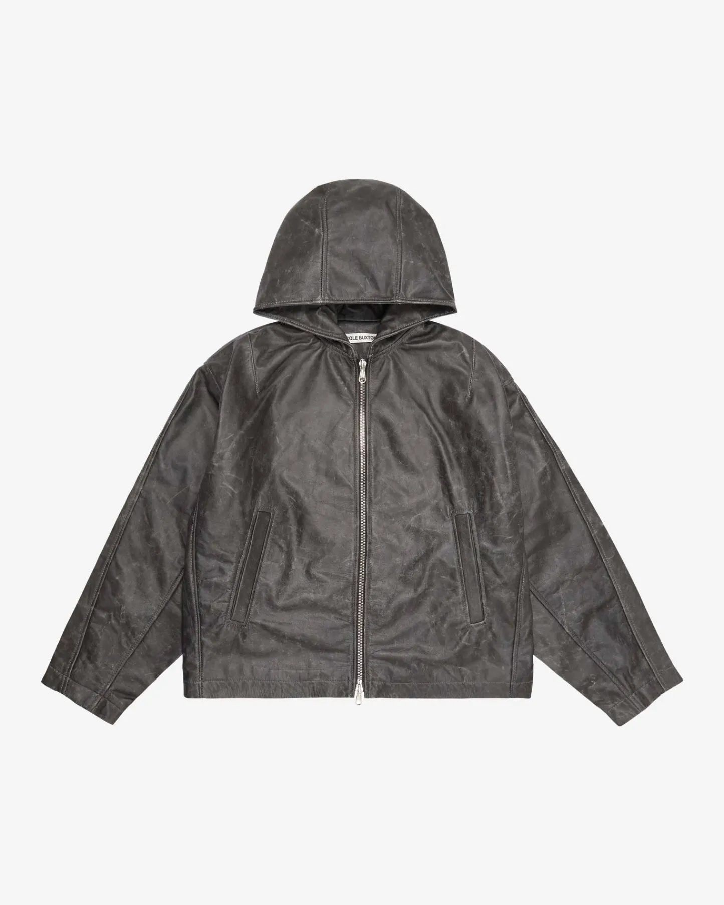 Cole Buxton CB HOODED LEATHER JACKET| Outerwear|Leather