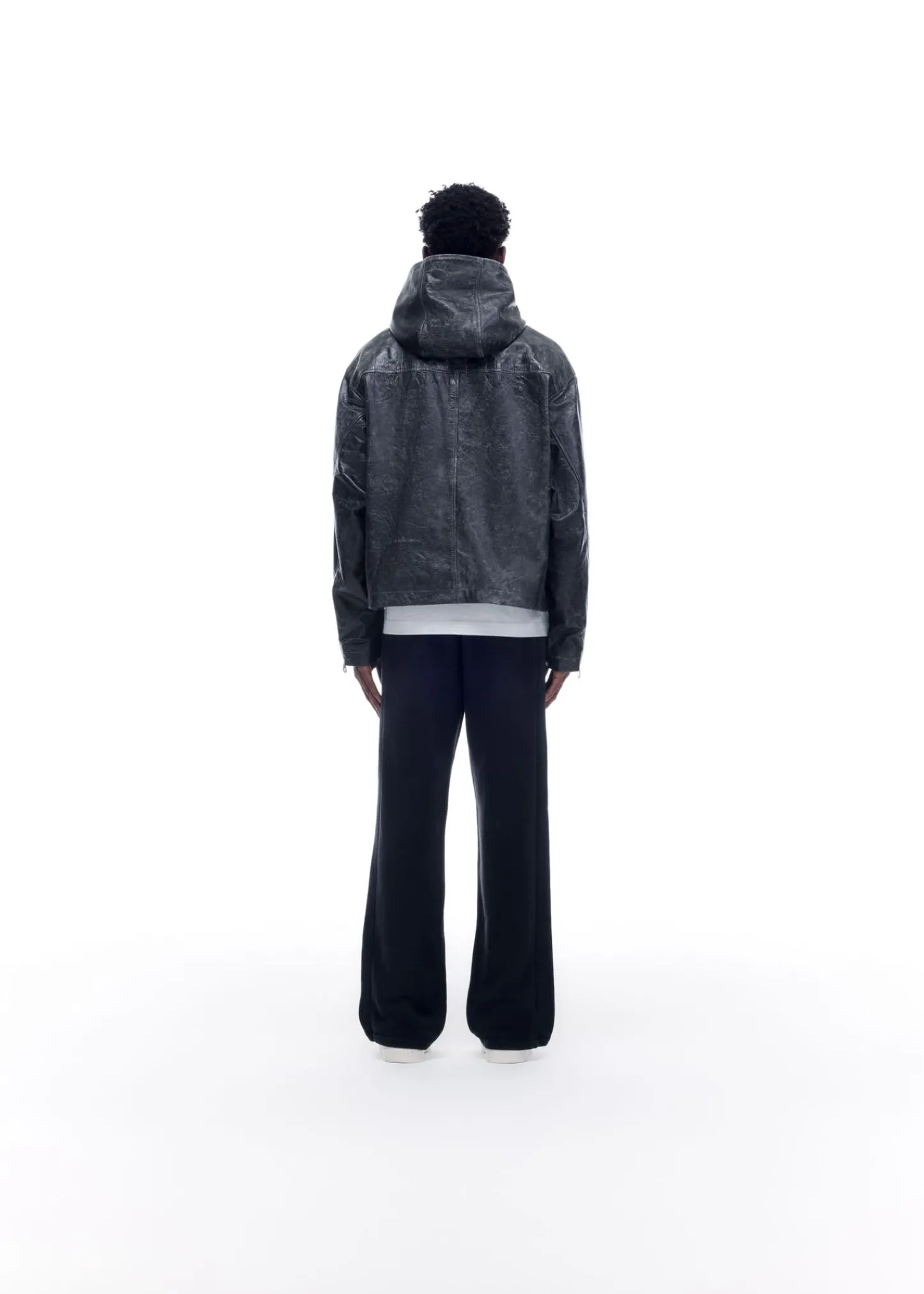 Cole Buxton CB HOODED LEATHER JACKET| Outerwear|Leather