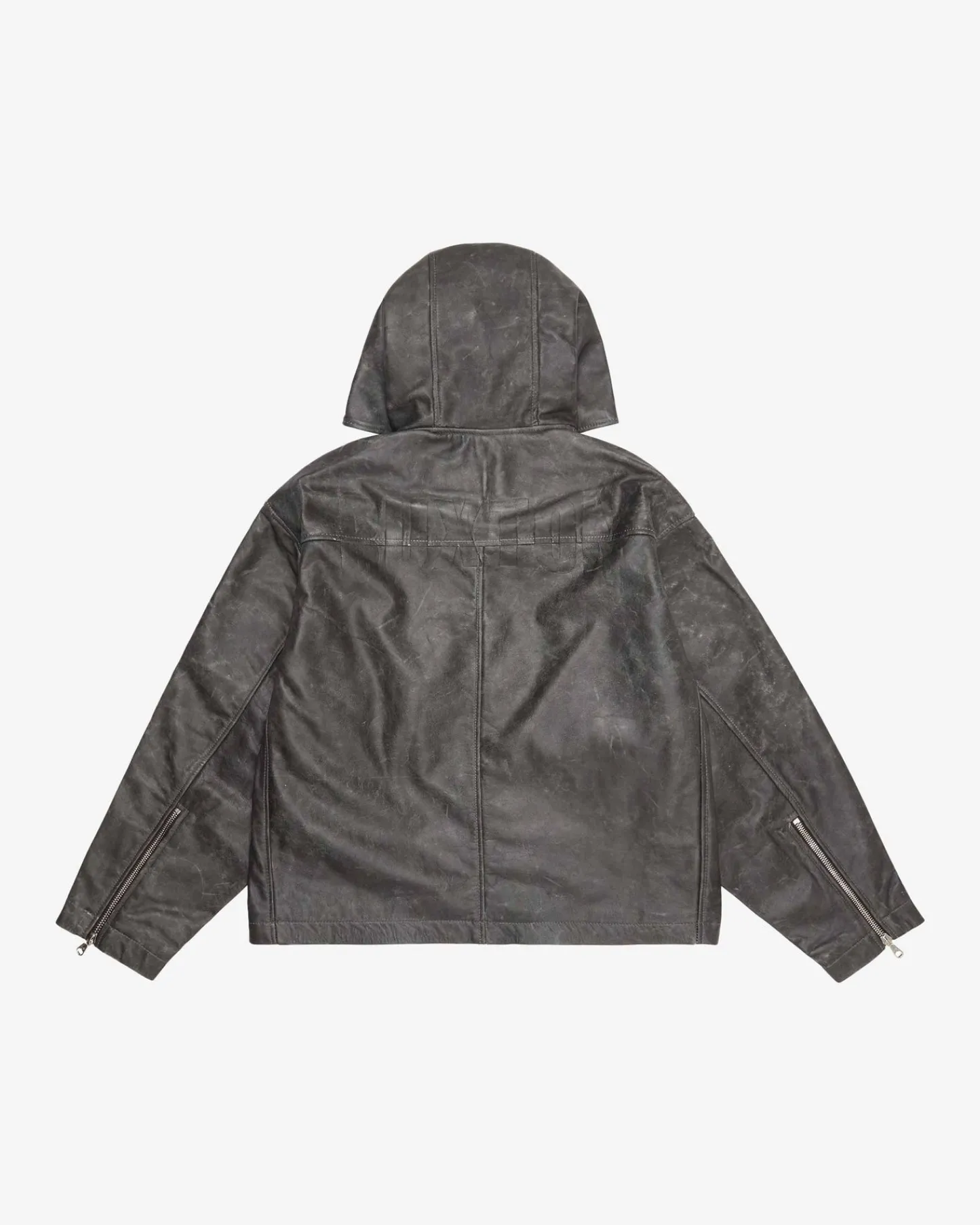 Cole Buxton CB HOODED LEATHER JACKET| Outerwear|Leather
