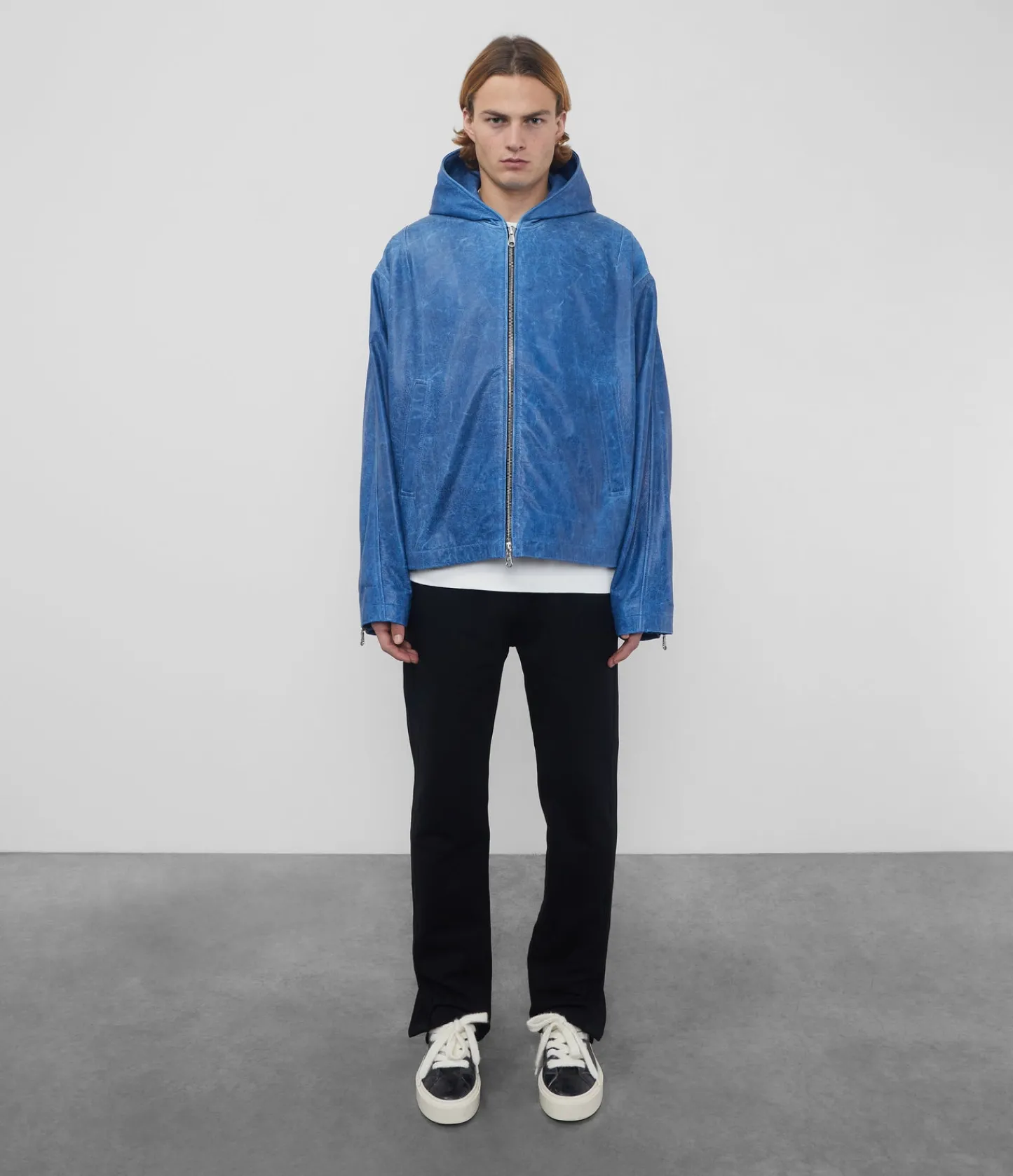 Cole Buxton CB HOODED LEATHER JACKET| Outerwear|Leather