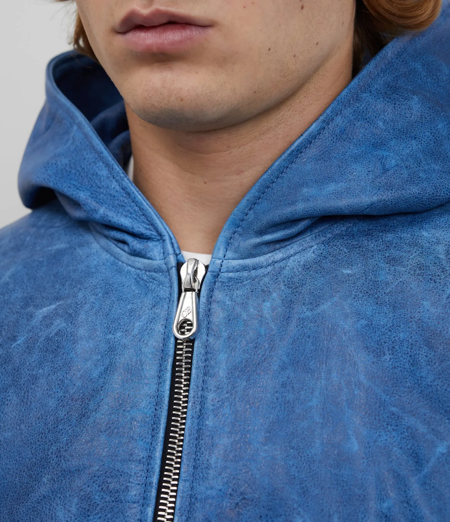 Cole Buxton CB HOODED LEATHER JACKET| Outerwear|Leather