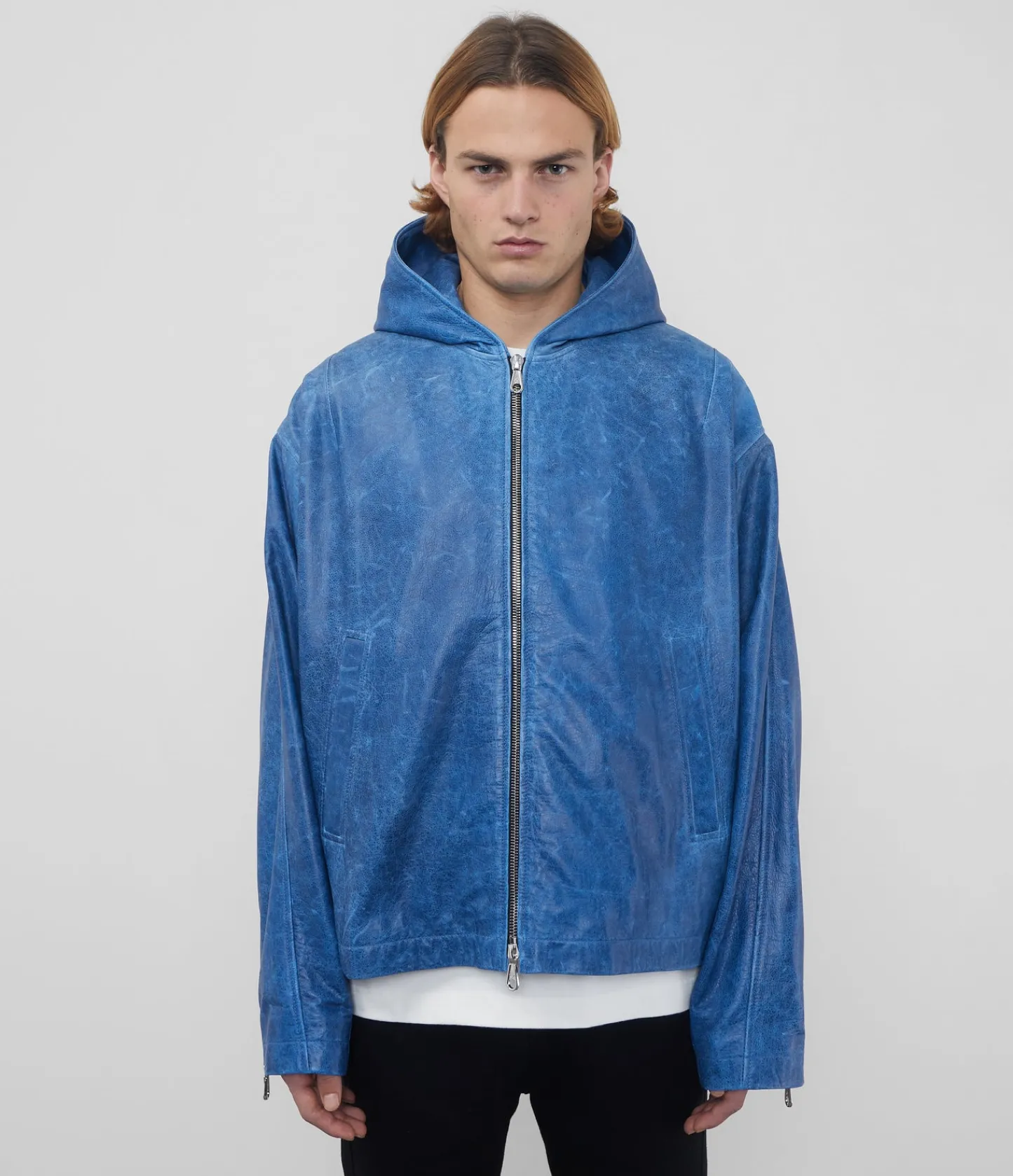 Cole Buxton CB HOODED LEATHER JACKET| Outerwear|Leather