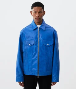 Cole Buxton CB LEATHER TRUCKER| Outerwear|Leather