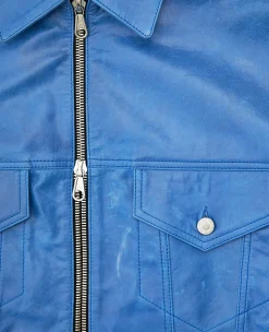 Cole Buxton CB LEATHER TRUCKER| Outerwear|Leather