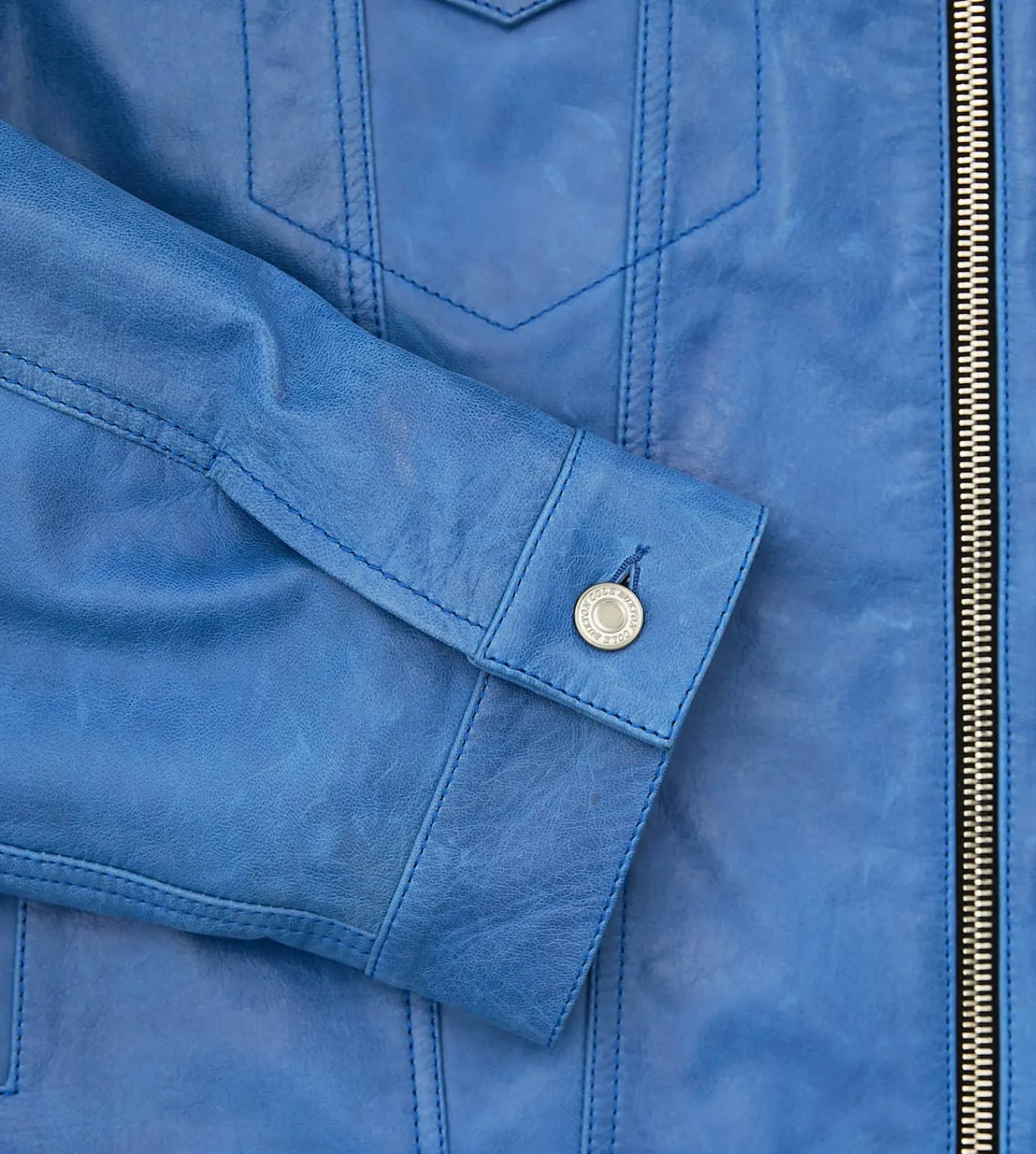 Cole Buxton CB LEATHER TRUCKER| Outerwear|Leather