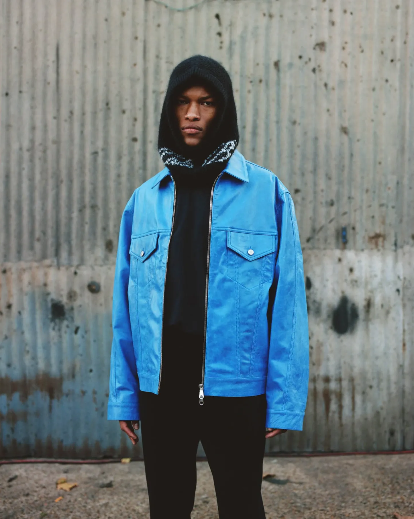 Cole Buxton CB LEATHER TRUCKER| Outerwear|Leather