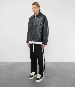 Cole Buxton CB LEATHER TRUCKER| Outerwear|Leather