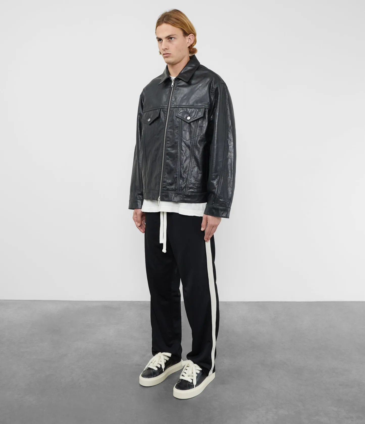 Cole Buxton CB LEATHER TRUCKER| Outerwear|Leather