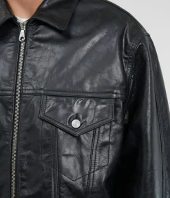 Cole Buxton CB LEATHER TRUCKER| Outerwear|Leather