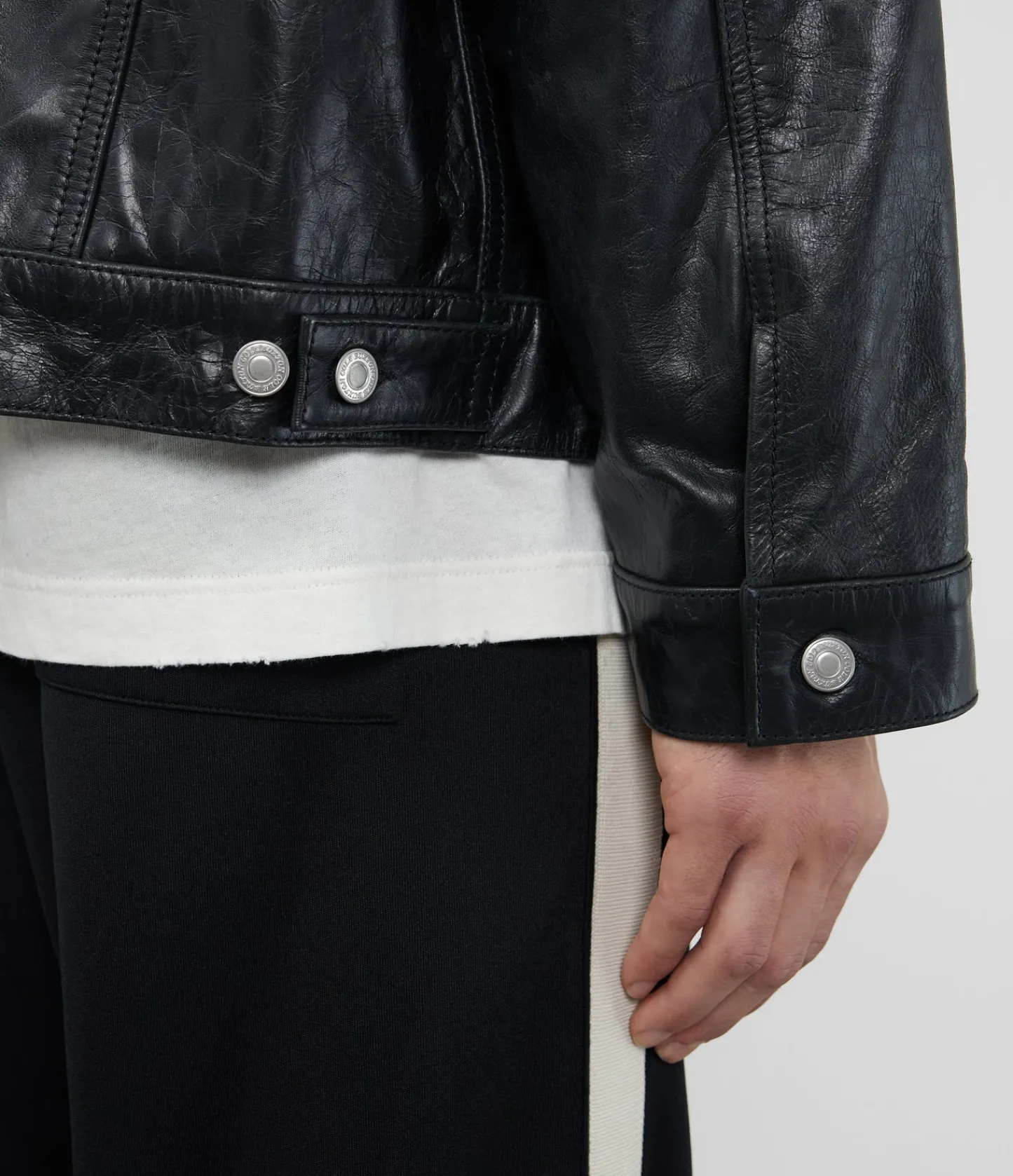 Cole Buxton CB LEATHER TRUCKER| Outerwear|Leather