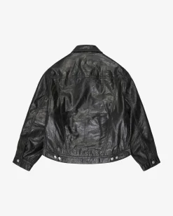 Cole Buxton CB LEATHER TRUCKER| Outerwear|Leather