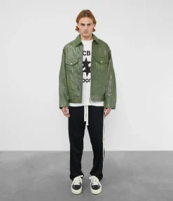 Cole Buxton CB LEATHER TRUCKER| Outerwear|Leather