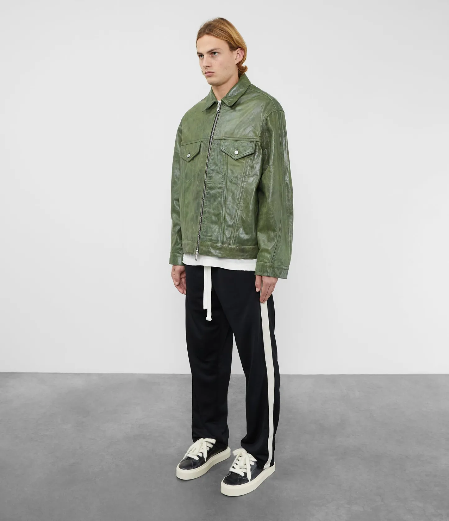 Cole Buxton CB LEATHER TRUCKER| Outerwear|Leather