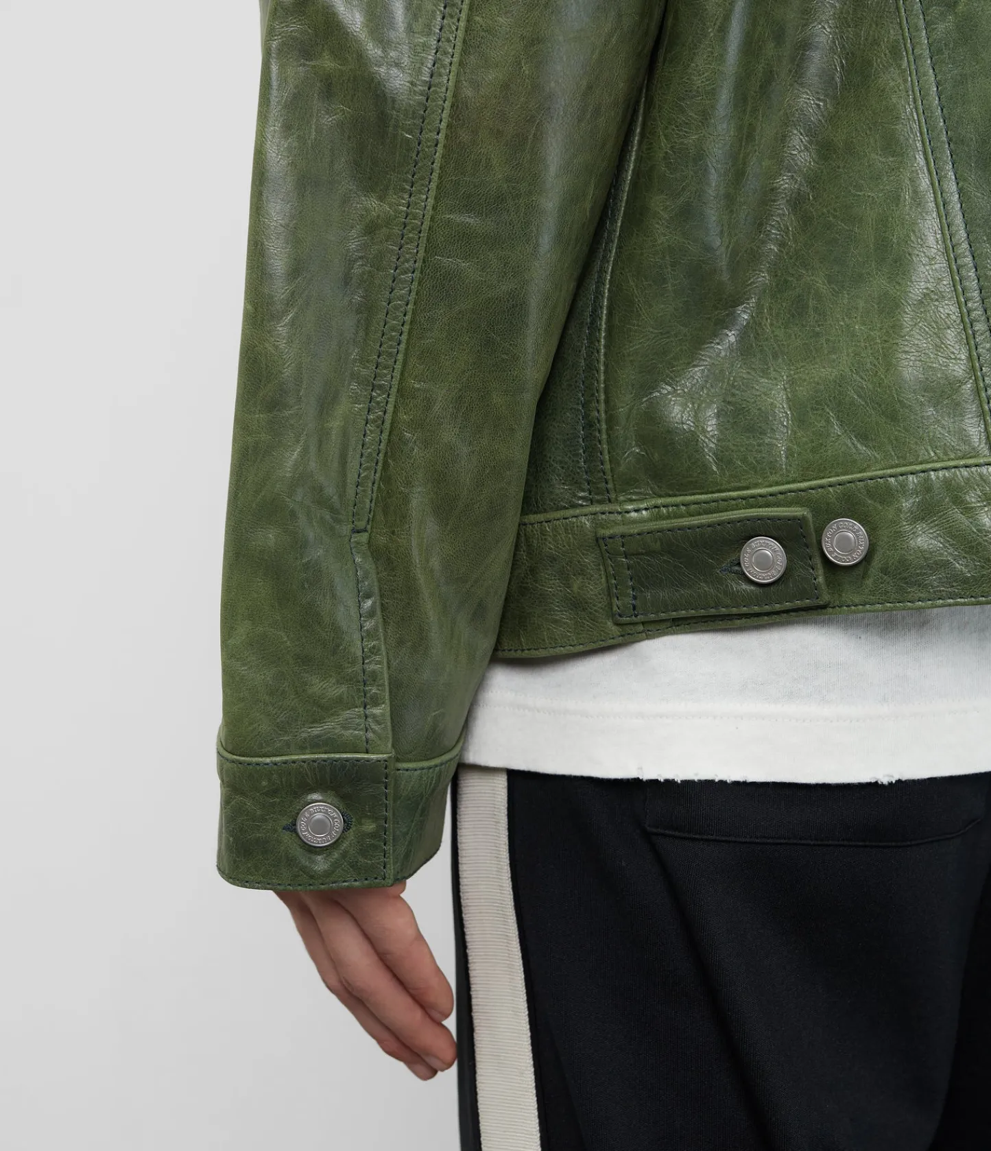 Cole Buxton CB LEATHER TRUCKER| Outerwear|Leather