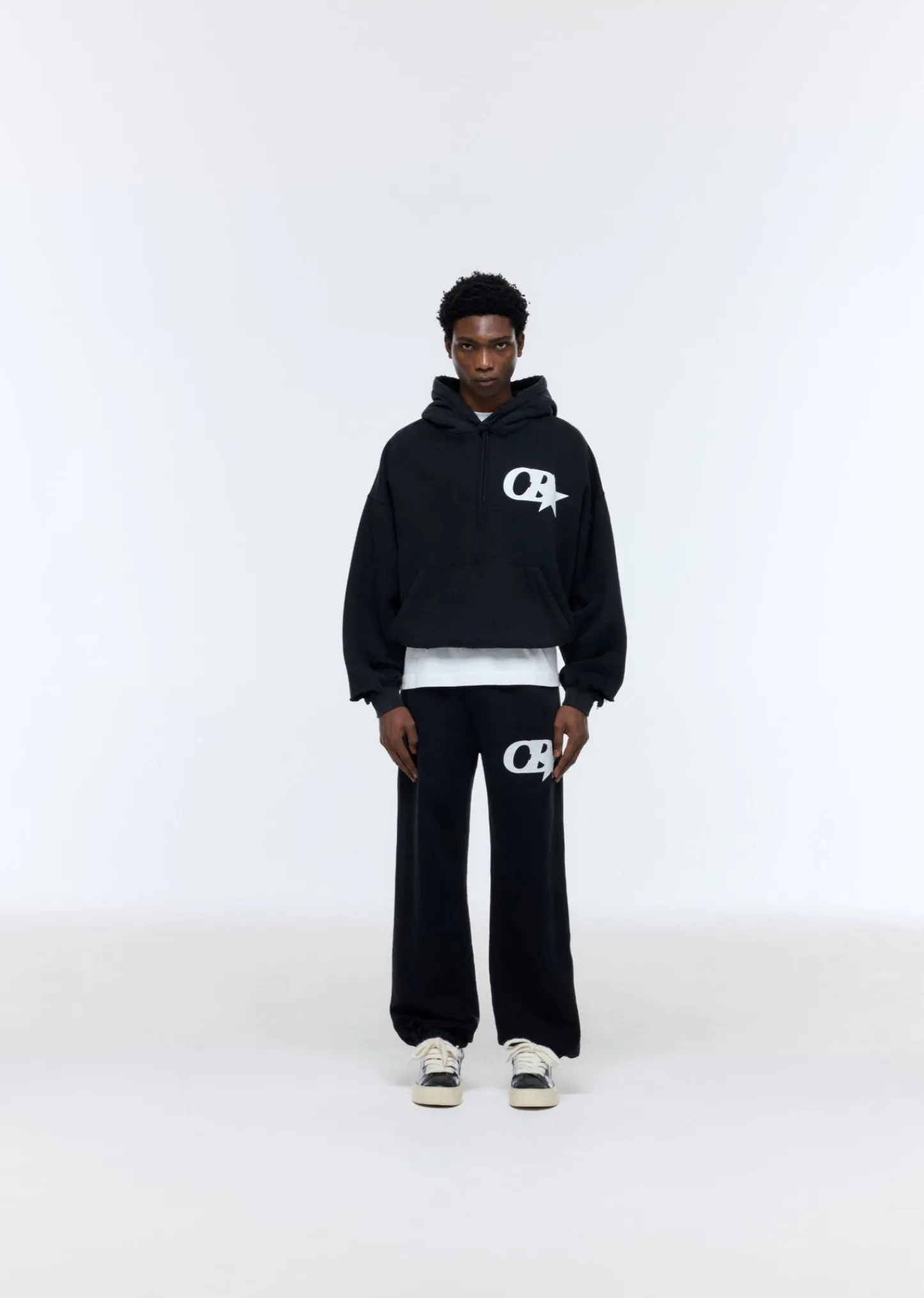 Cole Buxton CB STAR DISTRESSED POCKET HOODIE| Hoodies