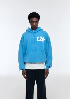 Cole Buxton CB STAR DISTRESSED POCKET HOODIE| Hoodies