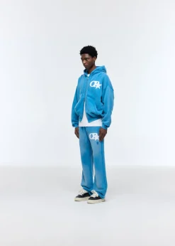 Cole Buxton CB STAR DISTRESSED POCKET ZIPPED HOODIE| Hoodies