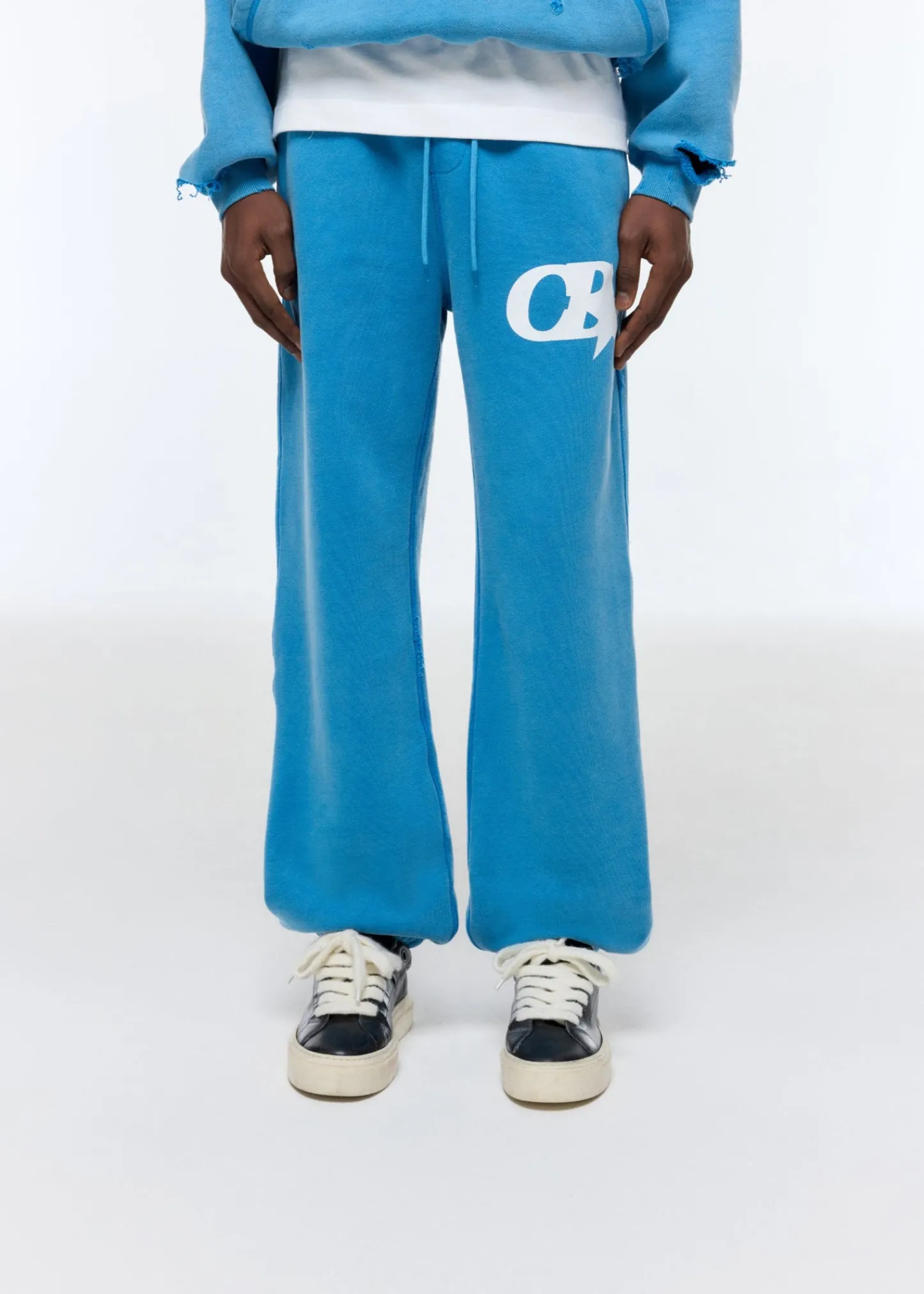 Cole Buxton CB STAR DISTRESSED SWEATPANTS| Sweatpants