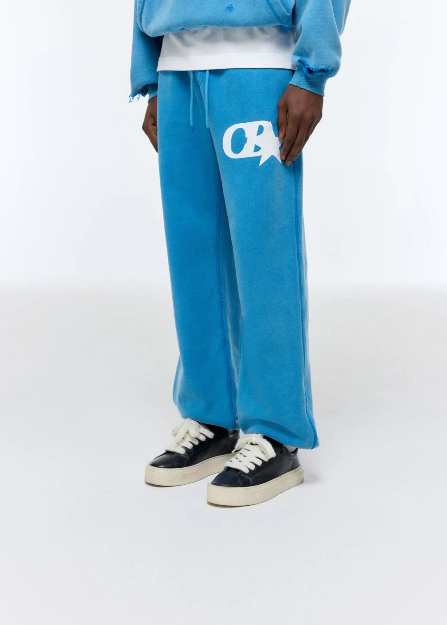 Cole Buxton CB STAR DISTRESSED SWEATPANTS| Sweatpants