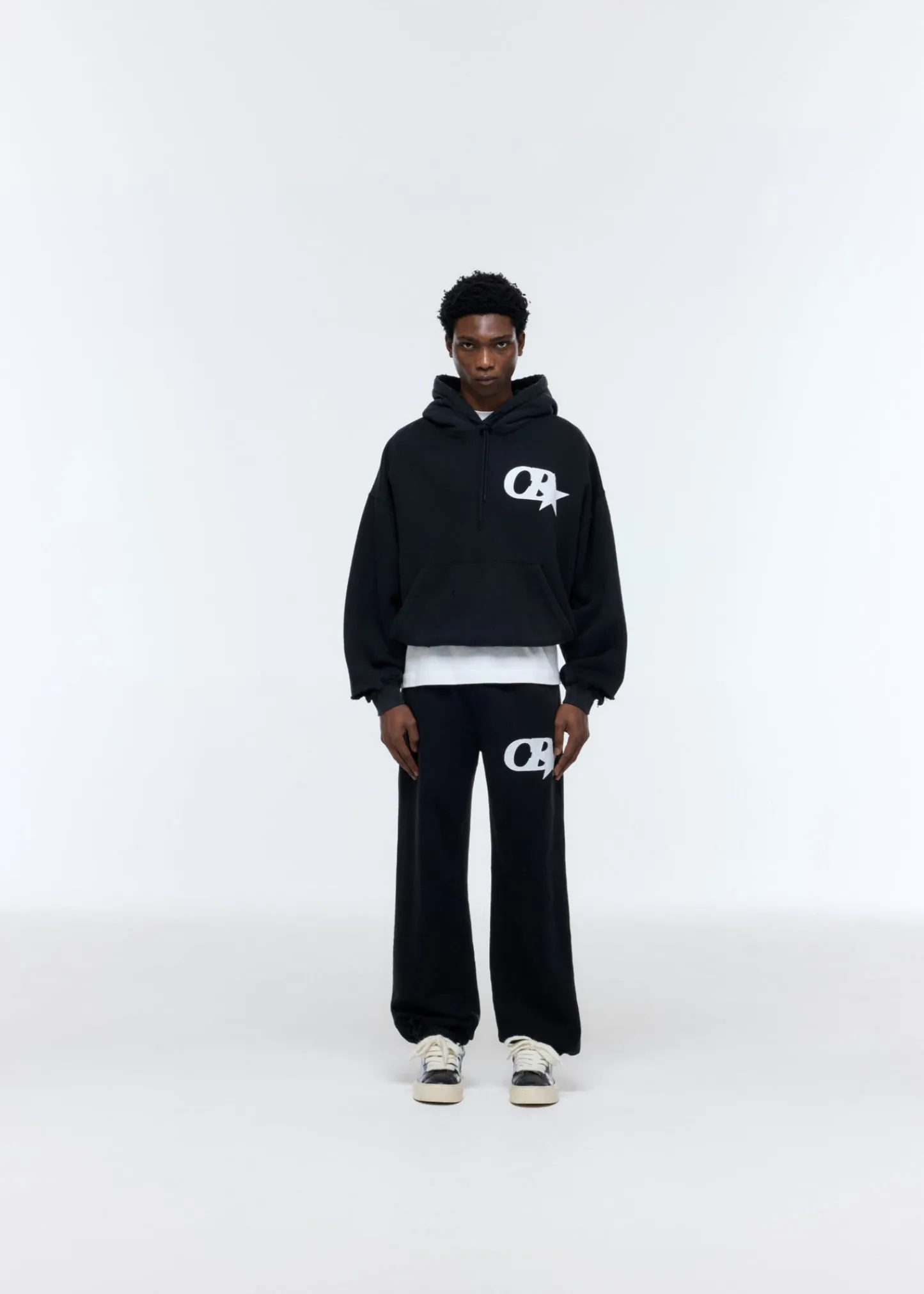 Cole Buxton CB STAR DISTRESSED SWEATPANTS| Sweatpants