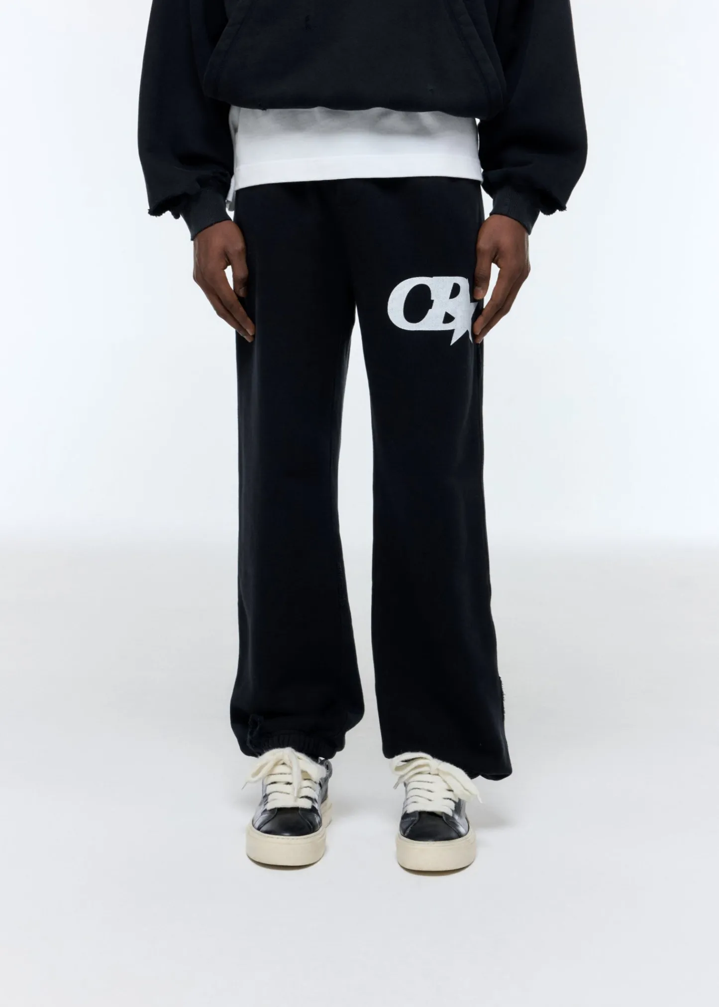 Cole Buxton CB STAR DISTRESSED SWEATPANTS| Sweatpants