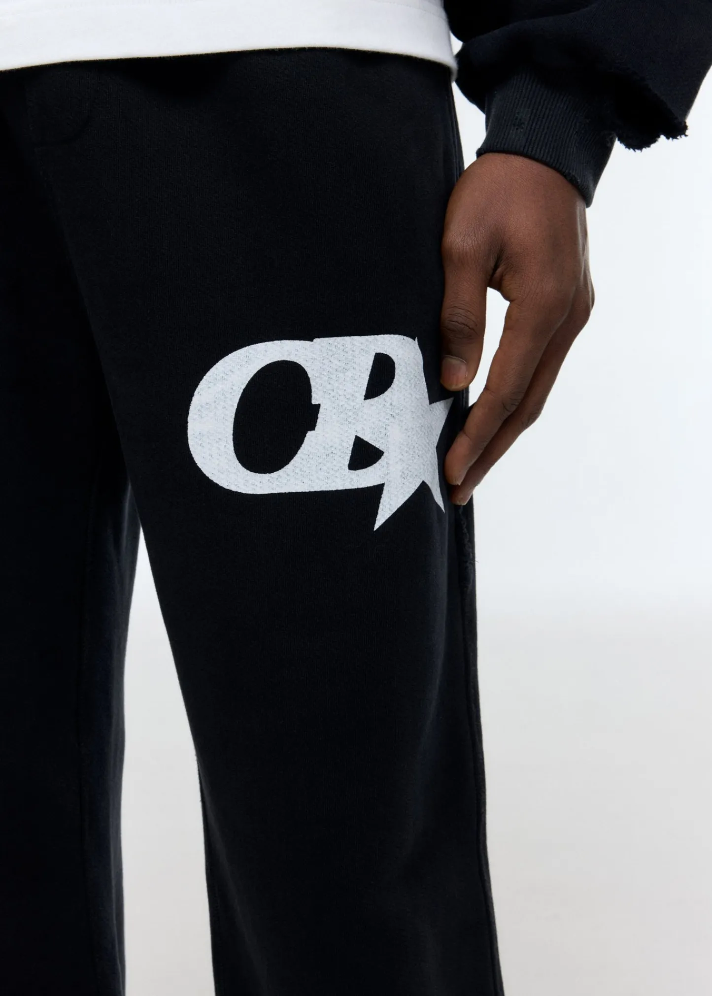 Cole Buxton CB STAR DISTRESSED SWEATPANTS| Sweatpants