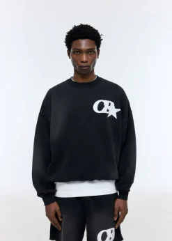 Cole Buxton CB STAR DISTRESSED SWEATSHIRT| Sweatshirts