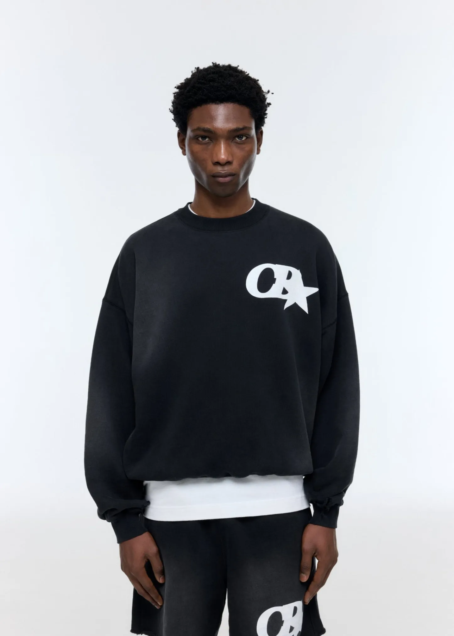 Cole Buxton CB STAR DISTRESSED SWEATSHIRT| Sweatshirts